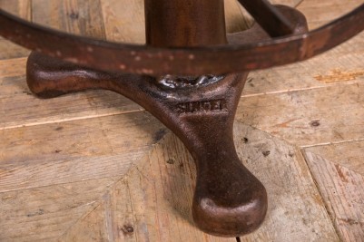 cast iron industrial stool